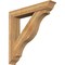 Ekena Millwork Funston Traditional Rough Sawn Bracket w/ Offset Brace, Western Red Cedar, 8"W x 46"D x 46"H BKT0806X46X46FST01RWR - alternate 1